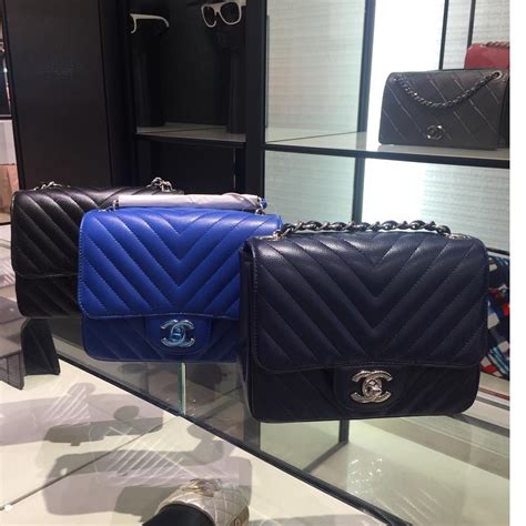 chanel mini chevron flap bag price
